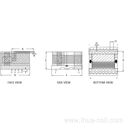 Epc46 Flyback Switching Transformer